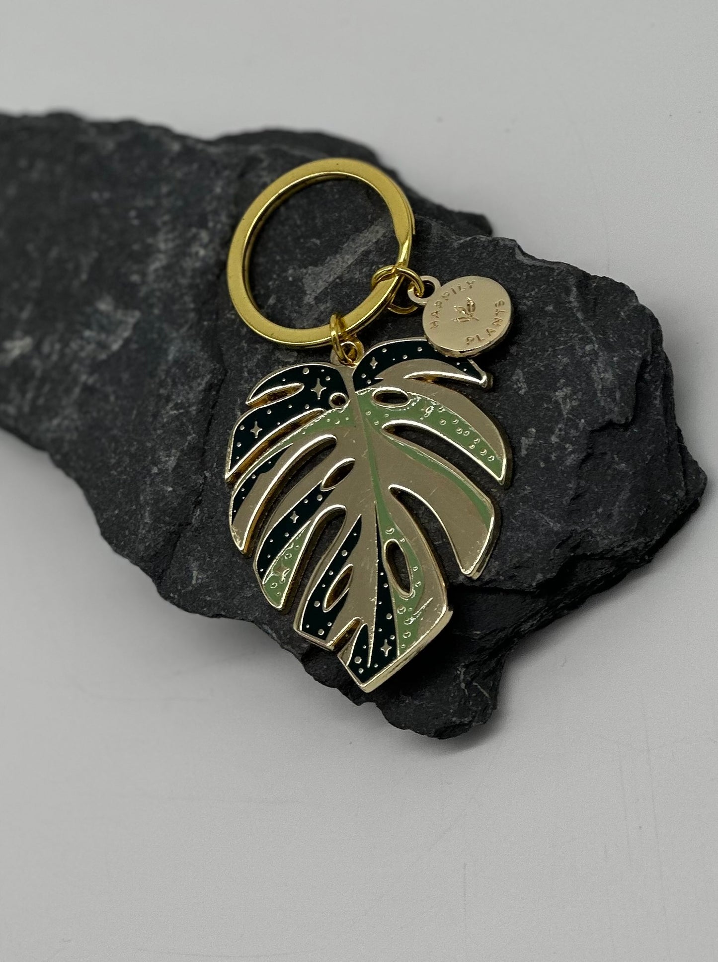 Thai Constellation Monstera Keychain