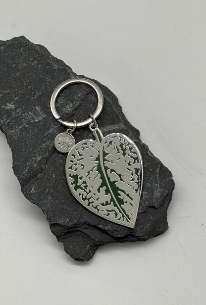 Scindapsus Pictus Exotica Keychain
